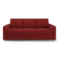 Apollo Sofa Set (Colour : Salsa Red, Cushion : Soft, Back Type : Regular, Seater : 3+1+1)