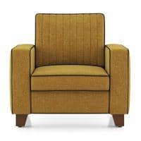 Apollo Neo Sofa (Colour : Ochre, Seating Capacity : 1 Seater, Cushion Type : Soft, Back Height : Regular Back)