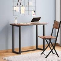 Dustin Solid Wood Study Table in Teak Finish