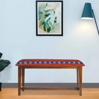 Galene Solid Wood Bench In Provincial Teak Finish