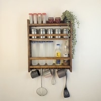 Claudia Wooden Kitchen Storage Rack
