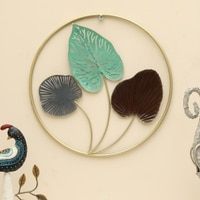 W-Vani Abstract Metal Wall Decor in Multicolor Set of 1