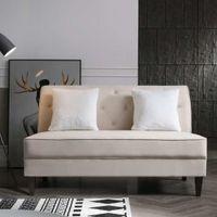 Seltos Fabric Sofa - Cream