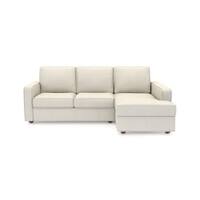 Apollo Compact Sofa (Colour : Pearl, Cushion : Soft, Back Type : Regular, Seating Capacity : Right Aligned 2 Seater + Right Aligned Chaise)