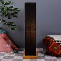 Jacques Black Cotton Shade Floor Lamp