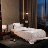 Stoa Paris Comforter for Single Bed, 300TC Satin Comforters in Blushing Pink