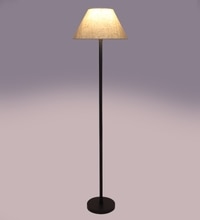 47" Jute Floor Lamp in Beige Shade