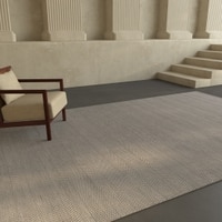 Jaipur Rugs Soft Geometric Grid Wool Viscose Dhurrie Rug Grey 6x9 ft