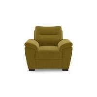 Adelaide Premium 1 Seater Fabric Sofa in Olive Green Colour