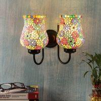 Michael Multicolour Glass Wall Light