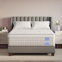 Gravity Hybrid Euro Top 5 Zoned Zero Partner Disturbance & 7 Layered Foam Pocket Spring Mattress (78 x 60 in, 6 Inches)