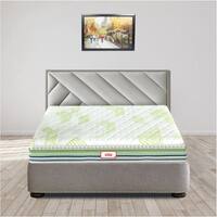 Alovera Spa Pillow Top With SRTX Technology 6 Inch Single Size Convoluted Foam Mattress (81X36 Inches), 3-Zone Support, Aloe Vera Treated Fabric, with Memory Foam