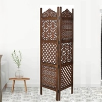 Hyacinth Solid Wood 4 Panel Room Divider