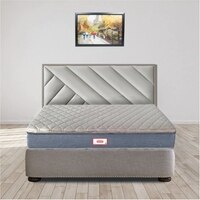 Health Spa Air Dual Comfort With SRTX Technology 5 Inch Single Size Bonded Foam Mattress (75X36 Inches), Infused Cool Gel, NASA Approved Memory Foam, All Side Quilted