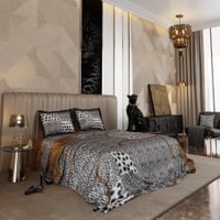 Stoa Paris Super King Size Enriched Cotton Bedsheet with 2 Pillow Covers  Size Primal Elegance
