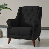 Joplin Accent Chair in Black Colour