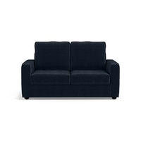 Apollo Sofa Set (Colour : Sea Port Blue Velvet, Cushion : Soft, Back Type : High Back, Seater : 2+1+1)