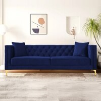 Haruko Fabric Sofa - Navy Blue
