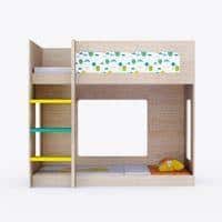 Caravan Bunk Bed Oak In Oak Colour