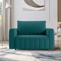 Beliss  Pull Out Sofa cum Bed  in T Blue Colour