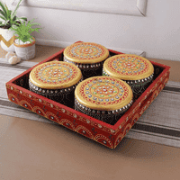 Liberty Tray with 4 Jars