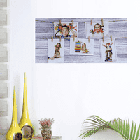 Tayhaa White Wooden Board Collage Photo Frame