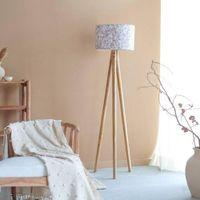 Flake floor lamp Beige