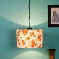 Braylon Multicolor Fabric Hanging Light