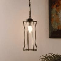 Finnley Black Metal Hanging Light