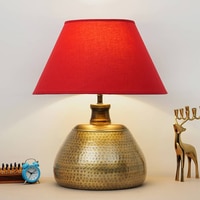 Emeri Antique Brass Metal Table Lamp