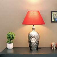 Easton - Maroon Table Lamp