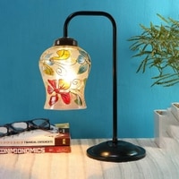 Lila Multi color Mosaic Glass Iron Table Lamp