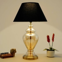 Marigold Gold & Amber Glass Table Lamp