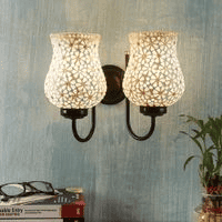 Martin Multicolour Glass Wall Light