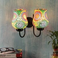 Philip Multicolour Glass Wall Light