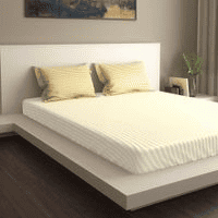Deance Gold 27X18 Inches Cotton Pillow Cover Set Of 2