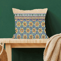 Ragnar Multi-Coloured Satin Cushion Cover