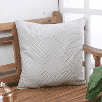 Tony White Cotton Cushion Cover