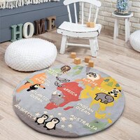 Around the world ( light blue