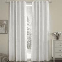 Kajetano Cream Polyester Room-Darkening 7 ft Door Curtain
