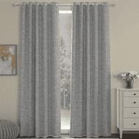 Ariana Grey Polycotton Room-Darkening 9 ft Long Door Curtain Set of 2