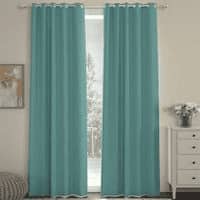 Tyler Mint Green Polyester Blackout 7 ft Door Curtain
