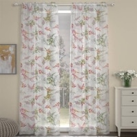 Christoph Multicolor Polyester Sheer 7 ft Door Curtain