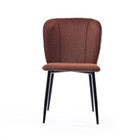 Nimbus Fabric Dining Chair in Maroon Colour