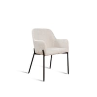 Bravura Fabric Dining Chair in Beige Colour