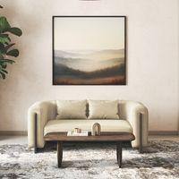 Reno Two Seater Fabric Sofa in Biscuit Velvet