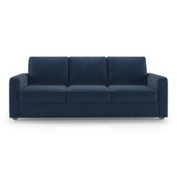 Apollo 3 Seater Fabric Sofa in Lapis Blue Colour