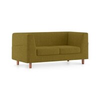 Rubik Premium 2 Seater Fabric Sofa in Olive Green Colour