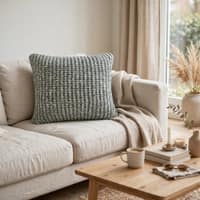 Scarlet Honey Dew Rey Grass Natural Decorative Cushion Cover 16 x 16 Inches