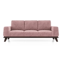 Granada Essential 3 Seater Fabric Sofa In Desert Rose Colour